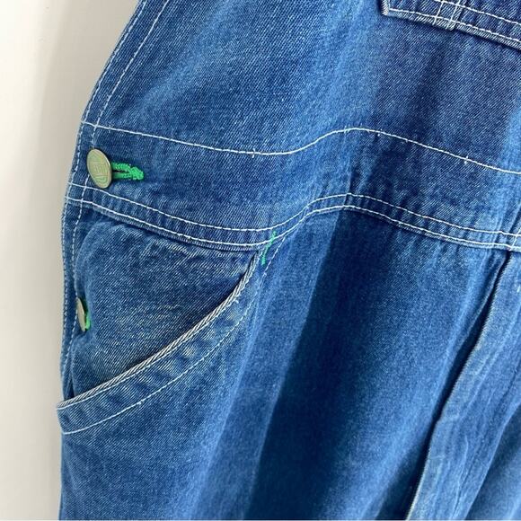 Liberty Men's Stonewashed Denim Bib Overalls 40 x 30 Carpenter Utility Chore - Picture 4 of 10